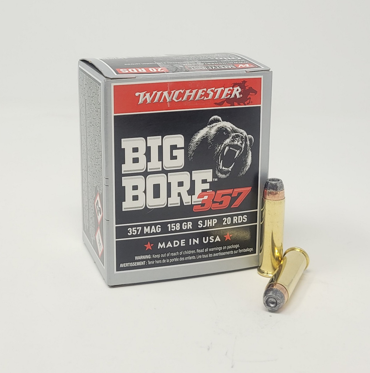 357 Mag Ammo - Winchester BIG BORE JHP Winchester BIG BORE JHP Ammo