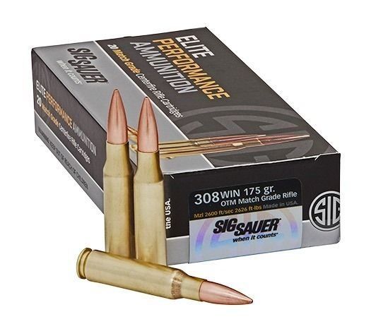 308/7.62x51mm Ammo - Sig Sauer Elite Performance OTM Sig Sauer Elite Performance OTM Ammo