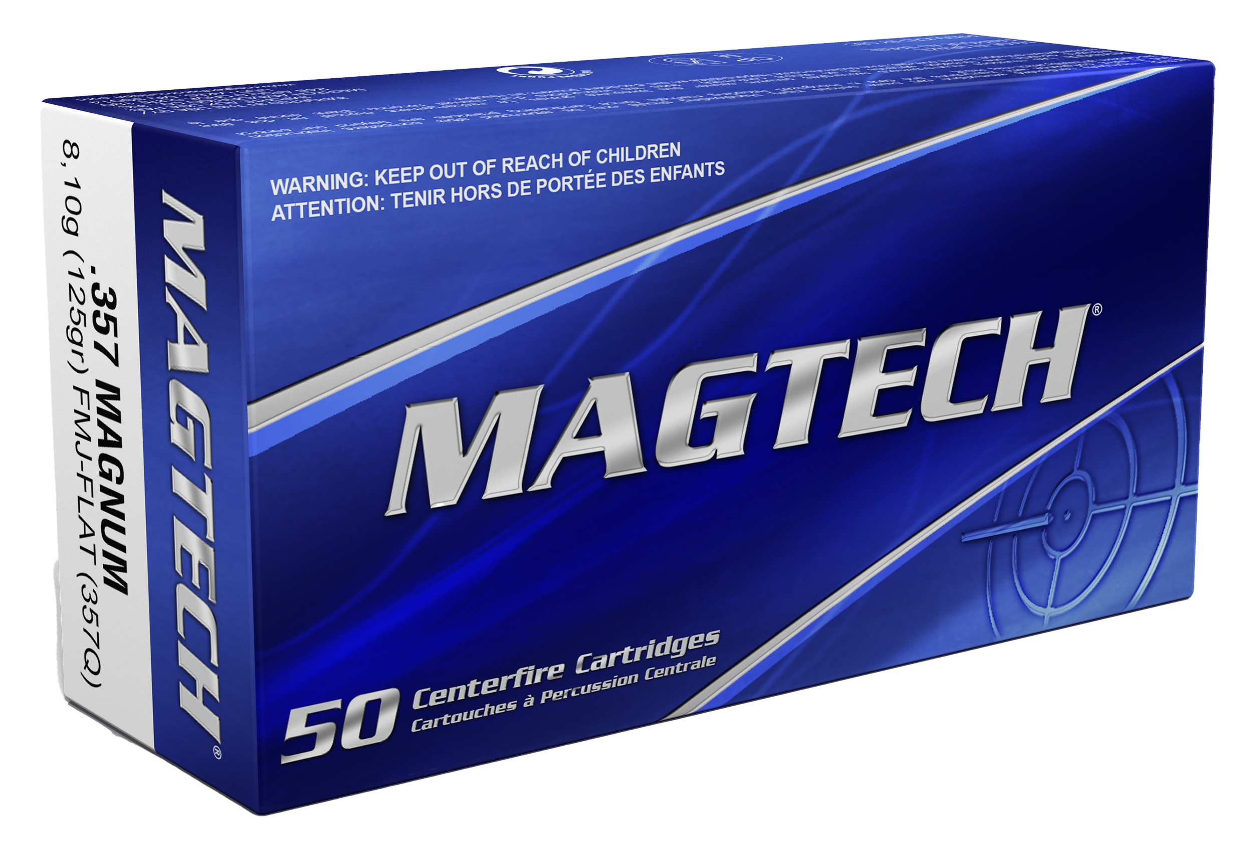 357 Mag Ammo - Magtech RangeTraining Flat Point FMJ Magtech RangeTraining Flat Point FMJ Ammo