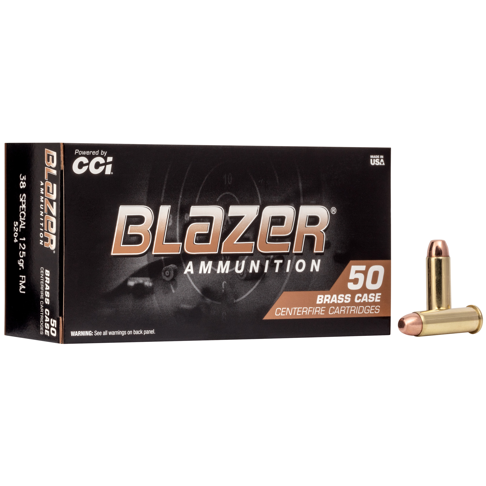 38 Special Ammo - Bulk CCI Blazer Brass FMJ Bulk CCI Blazer Brass FMJ Ammo