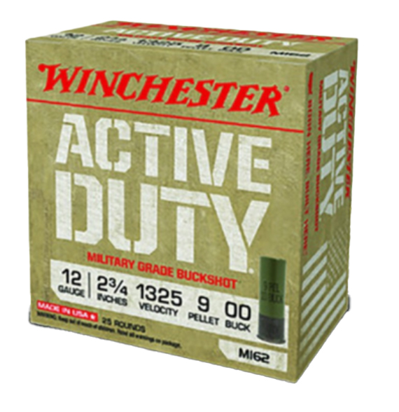 Winchester WIN1200MG 12 Gauge ACTIVE DUTY Buckshot 00