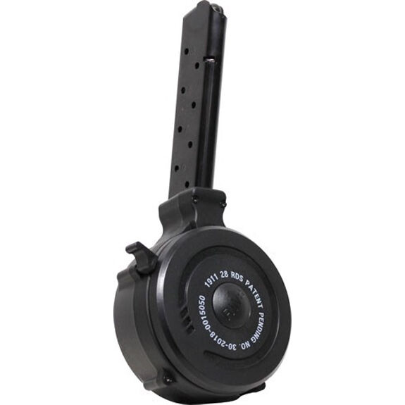 IVER 45 ACP DRUM 28RD COLT 1911 MAGAZINE