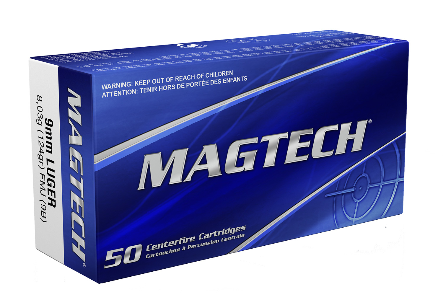 9mm Ammo - Bulk Magtech RangeTraining Luger FMJ Bulk Magtech RangeTraining Luger FMJ Ammo